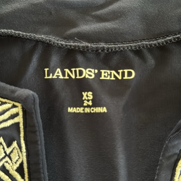 Lands’ End Women’s Short Sleeve Swim Top Cover Rash Guard Size XS - Picture 3 of 7